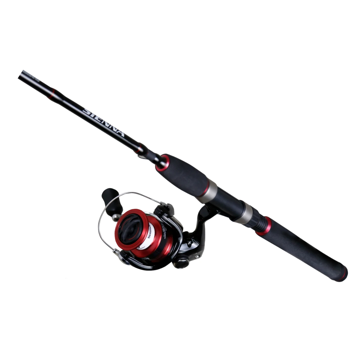 NEW Shimano Sienna SNC3000FG Spinning Reel C3000 RED BLACK WALLEY BASS ROD