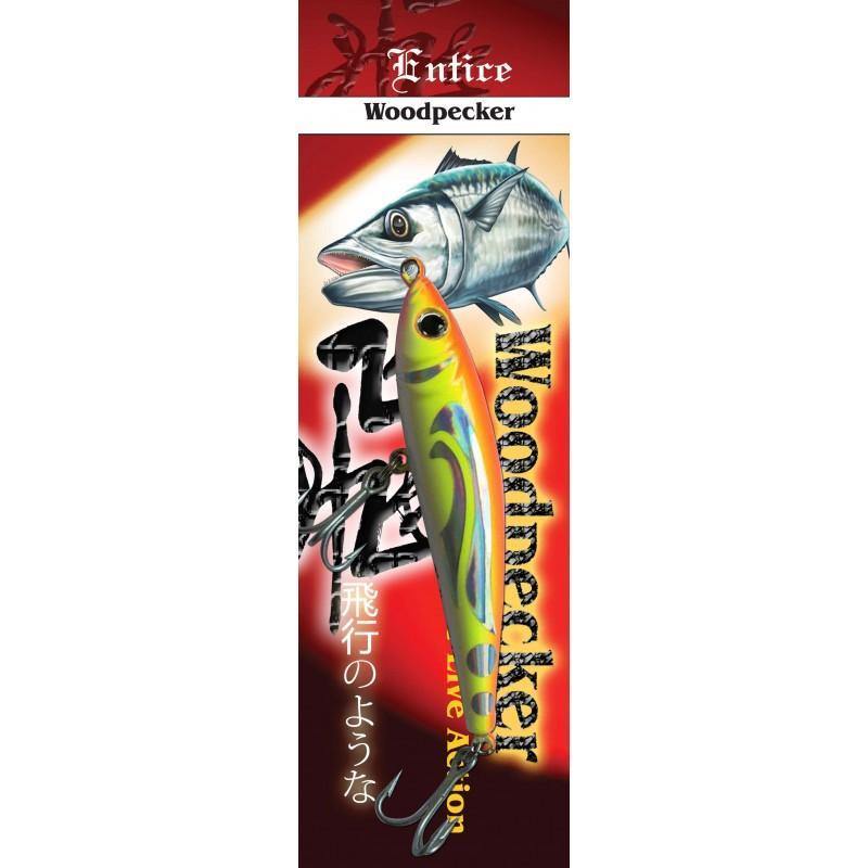 Entice Woodpecker Stick Bait Sinking 90mm - 13 Gram - Addict Tackle