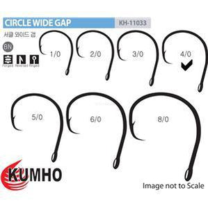 Kumho 11033 Circle Hooks - Addict Tackle