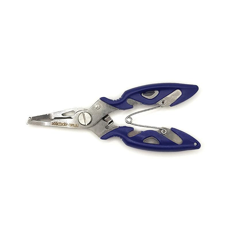 Fishing Crimping Plier, Stainless Steel Fishing Ring Pliers, Multi Purpose  Fishing Needle Nose Pliers, Fishing Plier With Metal Carabiner And Elastic