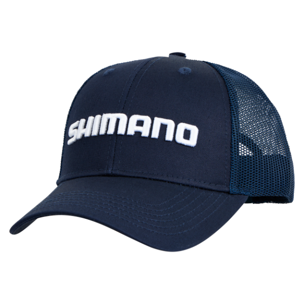 Promotional Super Hot New Design Headwear Shimano Corporate Platinum  Black/Blue Cap 
