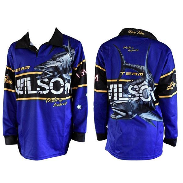 Wilson Fishing Shirt Blue SPF 50