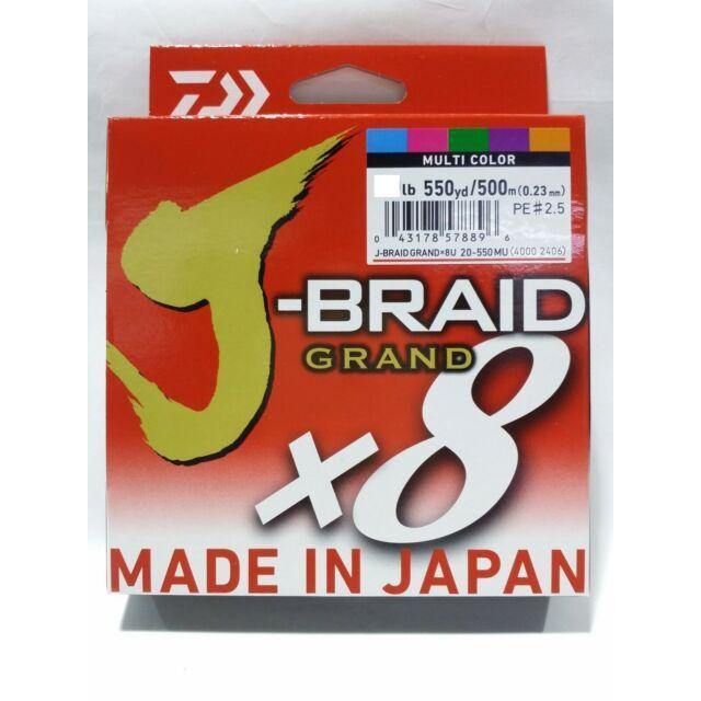 J-Braid x8 Grand Braided Line 