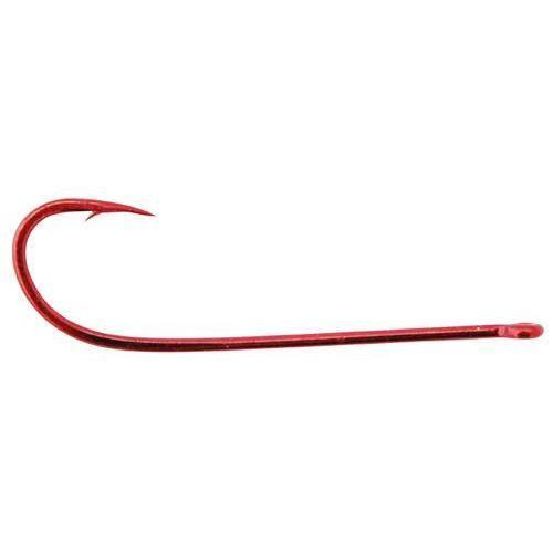 Mustad Bloodworm Red Hook Ex-Long Shank