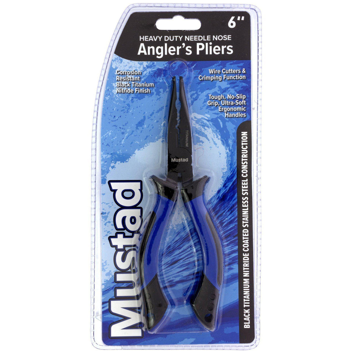 Mustad 7 Large Split Ring Plier Blue / Sea Fishing Tools