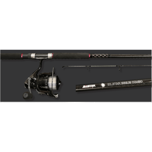 7ft Silstar Sirius 2-4kg Fishing Rod and Reel Combo with Solid Glass Tip -  2 Pce